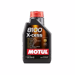 Huile moteur; MOTUL; 8100 X-CESS; 5W-40 1; pour BMW, VOLKSWAGEN, MERCEDES-BENZ, RENAULT, FIAT
