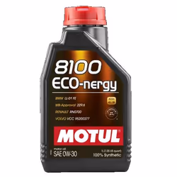 Huile moteur; MOTUL; 8100 ECO-NERGY; 0W-30 1; pour VOLKSWAGEN, AUDI, TOYOTA, RENAULT, MERCEDES-BENZ
