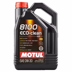 Huile moteur; MOTUL; ECO-CLEAN; 0W-30 5 Huile synthétique; pour FORD, FIAT, ALFA ROMEO, HONDA, KIA