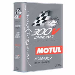 L' huile moteur 300V Chrono Grade : 10W40 Profil : Fiabilité Performance Type de courses : Qualification grand tourisme Dillu ...