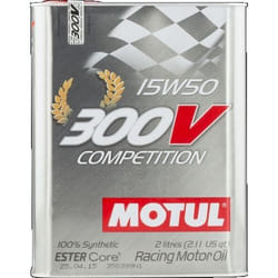 Motul 300V Competition ESTER Core Techn. 15W-50 2I Huile moteur 104244 VOLKSWAGEN: Golf 4, Golf 5, Polo IV 3/5 portes, MERCEDES-BENZ: Vito Mixto