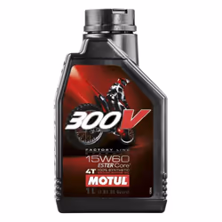 MOTUL Huile moteur 300V FACTORY LINE OFFROAD, 15W60, 1L, taille 0-5l