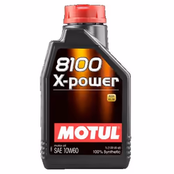 Huile moteur; MOTUL; X-POWER; 10W-60 1 Huile synthétique; pour BMW, PEUGEOT, RENAULT, AUDI, ALFA ROMEO