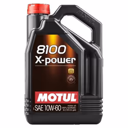 Huile moteur; MOTUL; X-POWER; 10W-60 4 Huile synthétique; pour TOYOTA, MITSUBISHI, SUZUKI, MAZDA, LEXUS