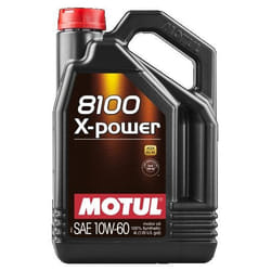 Motul X-POWER 10W-60 4I Huile moteur 106143 TOYOTA: RAV4 II SUV, Yaris III 3/5 portes, RAV4 III SUV, MITSUBISHI: OUTLANDER 3, PAJERO 3, ASX SUV