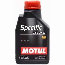 4x Huile SPECIFIC 2312 0W30 1 Litre Lubrifiant moteur « Economie d’énergie » 100% Synthétique haute performance spécialement  ...
