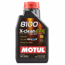Huile moteur; MOTUL; X-CLEAN EFE; 5W-30 1 Huile synthétique; pour BMW, MERCEDES-BENZ, PEUGEOT, OPEL, TOYOTA