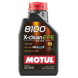 Motul X-CLEAN EFE 5W-30 1I Huile moteur 107210 BMW: 3 Berline, 3 Touring, 5 Berline, MERCEDES-BENZ: Classe A, Classe C Berline, Vito Mixto