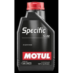 Motul Specific 5122 0W-20 1I Huile moteur 107304 LAND ROVER: Range Rover Evoque, Range Rover Sport, Range Rover 4, JAGUAR: F-Pace, E-Pace, XF Berline