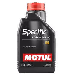 Huile moteur; MOTUL; Specific 508 00 509 00; 0W-20 1; pour AUDI, VOLKSWAGEN, SKODA, SEAT, VW
