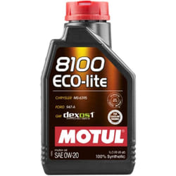Motul - 4x Huile 8100 Eco-Lite 0W20 bidon de 1L