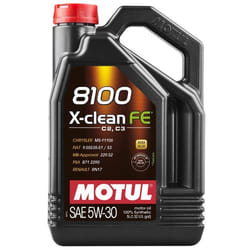 Huile Motul 8100 X-CLEAN FE 5W30 MOTUL 5L (bidon)