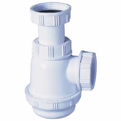 Wirquin Siphon de lavabo réglable à culot court