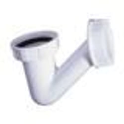 Siphon de lavabo ou bidet en V - WIRQUIN - Matière: Plastique - Synthétique - Dimensions: 15x4x24 cm