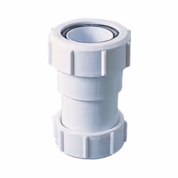 Connecteur de raccord de tuyau UE à UK Caractéristiques: - Taille: 40mm x 44mm (1 1/2" Inch); - Matériel: plastique PVC.