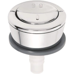 Bouton de soupape Chromé double commande