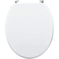 Wirquin - Abattant wc blanc en bois moulé woody