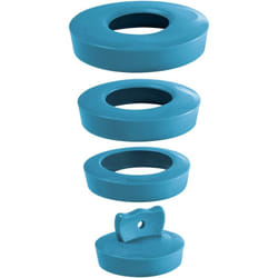 Kit bouchon universel pour vidage ø 36 à ø 58 Wirquin 39224101, bleu
