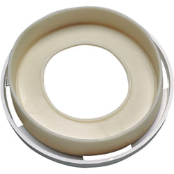 Bague sortie de cuvette avec joint pour pipe rigide Wirquin 79420001, blanc