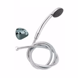 Description générale Kit de douche comprenant une douchette Baso chromée à 1 jet et un flexible de 1,50 m en inox. Conçu pour ...