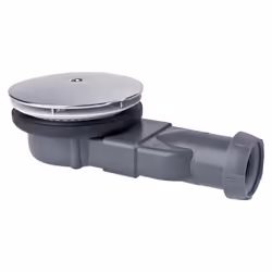 Bonde de douche Slim D40/43 pour receveur avec finition chromée Wirquin 30718661 gris