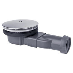 Bonde de douche Slim D40/43 pour receveur avec finition chromée Wirquin 30718661 gris