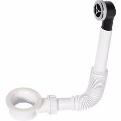 Description générale Intercalaire extensible de trop-plein en plastique, idéal pour les lavabos. Conçu pour être compatible a ...