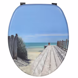 Wirquin 20719122, Allongé, Abattant rigide, Multicolore, Bois, 375 mm, 431 mm