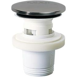 Bonde de lavabo Quick-clac sans intercalaire de trop plein Wirquin 30720473, blanc