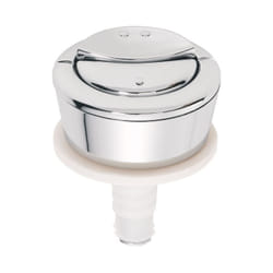 Wirquin - Bouton double poussoir chromé pour système à câble mw