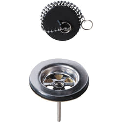 Bonde Laiton Évier Wirquin 60 mm Bouchon Chromée