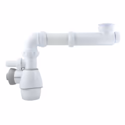 Description générale Siphon tout en un conçu pour les éviers et lavabos, réglable en hauteur. Il est équipé d'une prise pour  ...