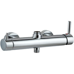 Wirquin - Mitigeur de douche mécanique rond en laiton sortie haute 1/2' 60721398, gris