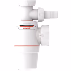 Siphon d’évier NEO AIR D40 Bi-injection avec prise machine à laver - WIRQUIN - 30722145