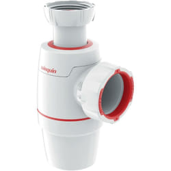 Siphon lavabo Néo Ø40 zéro fuite Wirquin 30722154, blanc