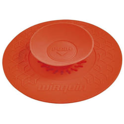 Bouchon universel Ø110mm 2 en 1 uppy en silcone Rouge Wirquin Pro