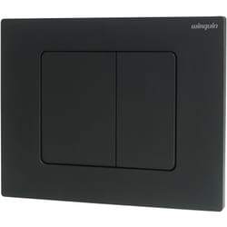 Plaque de commande pour wc suspendu 3/6L Square Wirquin 55722890, noir