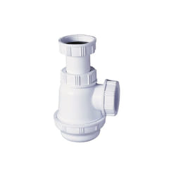 Siphon de lavabo à culot court Wirquin