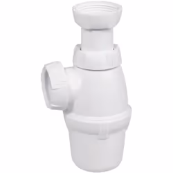 Diamètre: 32 mm - Hauteur: de 135 à 180 mm - Siphon lavabo: 11/4 - BLANC - Fournisseur: WIRQUIN - Reference: 30723136 - - Sip ...