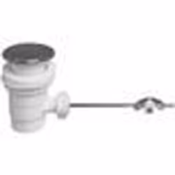 Bonde de lavabo - WIRQUIN - 30718877 - A tirette - Inox - Plastique synthétique