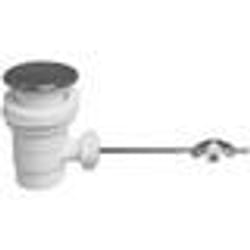 Bonde de lavabo - WIRQUIN - 30718877 - A tirette - Inox - Plastique synthétique