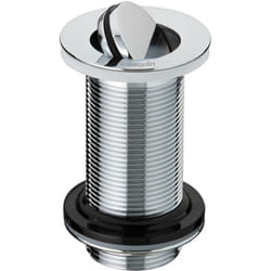 Bonde de lavabo design sans trop plein et sans corps de bonde Wirquin 30723391, gris