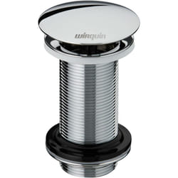 Bonde de lavabo design à écoulement libre sans corps de bonde Wirquin 30723425, gris