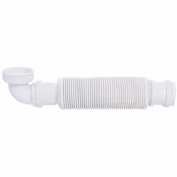 WIRQUIN Siphon de lavabo plat Senzo Ø32 Siphon ultraplat (hauteur sous lavabo : 64 mm). Il se comprime sans effort, se plie p ...