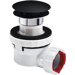 Ensemble bonde + siphon quick-clac- nano 6.7 - Finition : noir