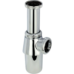 Wirquin - Siphon de lavabo en laiton Ø32 30724027, gris
