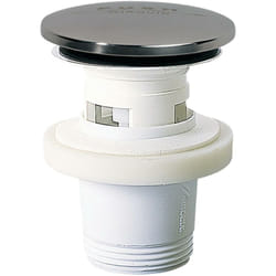 Bonde de lavabo Quick-Clac à clapet Wirquin 30724029, gris