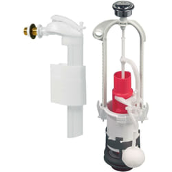 Chasse d'eau wc complète mécanisme wc double chasse mvb et robinet flotteur à alimentation latérale F90 Wirquin 10724036, gris