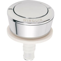 Bouton simple poussoir pour mécanismes Wirquin Wirquin 10724090, gris