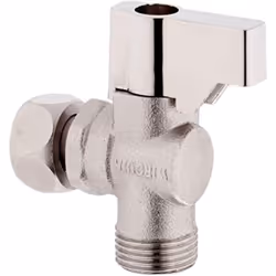 Robinet d'arrêt équerre 1/4 de tour Référence : Wirquin 10724126 Robinet d'arrêt équerre 1/4 tour en laiton chromé R29 pour c ...